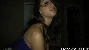 Tiny 18+ teen gets wild in hardcore POV action.