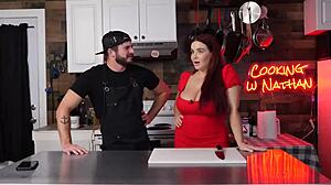 I'm Always Horny with Big Tits in Kitchen