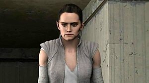 hey, rey's auditioning for porn in this cute 3d cartoon outfit!