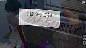 Teen Brunette Whore in 3D Cartoon Lover Gameplay Part 24