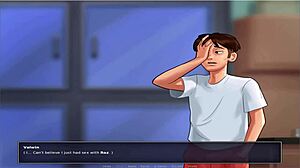 Summer Time Saga Unc Part 21 features old busty anime action