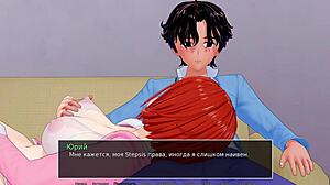 Redhead whore dominates outdoor gameplay in HS Tutor 26