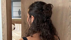 my stepsister caught me post-shower, we banged hard while alone at home - tommy verga