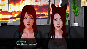 my new family episode 292 explores family bonds in a homemade setting. redhead with small tits and big ass features prominently.