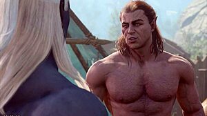 Baldurs Gate 3 Naked Halsin Romance Gay Sex Scene
