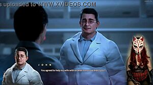 Apocalust 9 - gamer girl in see-through bra playing a porn game 😏