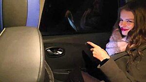 Married Slut Riskily Sucks Taxi Driver’s Cock in Outdoor Car Scene