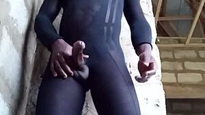 erotic massage succeeds after watching gay porn all day