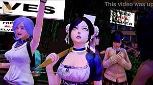 Harem hotel adventure in episode 303