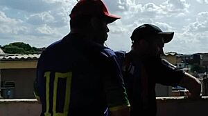 Remember that time we fucked the chubby guy outdoors on the slab?