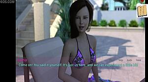 a wife and stepmother in an erotic game scenario