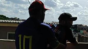 Remember that time we fucked the chubby guy outdoors on the slab?