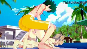 Himiko Toga And Mitsuki Bakugo Seduce Izuku Midoriya In Intense Creampie Sex