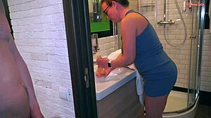 Backstage Mom Anal Training Fun