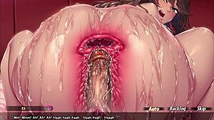 oiled up old man's huge cock in st yariman's little 18+ hentai game