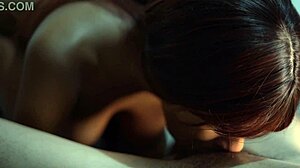 Close-Up Throat Action in Anime Hentai Style