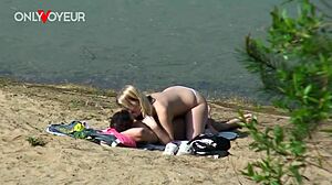 Beach Voyeur Spots Naughty Teen 18+ Banging Boyfriend in Public