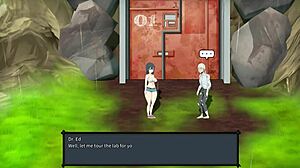 Playing the hentai game mad island for the third time