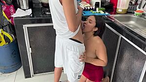 I Took My Sister-in-Law in Kitchen and Finished Inside