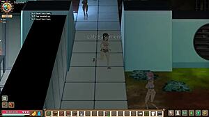 Playing the hentai game mad island for the third time