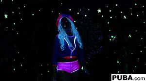 Two Hot Blondes Share Intense Halloween Scare With Passionate Fucking