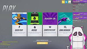 vtuber lewdneko plays overwatch and gets spanked part 1