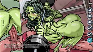 In the perverted game, Olivia, Zelda, and Kurama play in the sadomasochism sports club