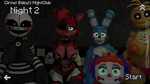 beating night 1 and unlocking the gallery - five lustful nights