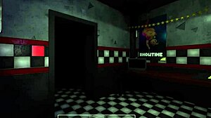 beating night 1 and unlocking the gallery - five lustful nights