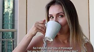 I got drilled by my husband’s stepbrother in wild action