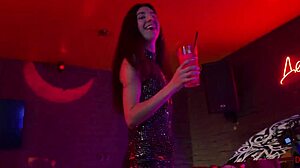 wild sex in nightclub! bondage creampie screams!