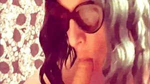 She Loves Sucking Uncut Cock