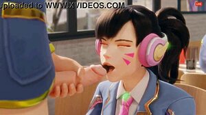 守望先锋同人色情，充满动作热辣场景