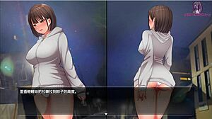 Night walk 3: wearing only panties for midnight convenience store adventure 😏