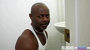 Jock Spitroasted and Double Penetrated by Plumbers