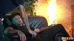 Twins And Brother Engage In Wild Orgy With Three Cocks