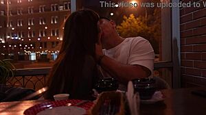 Intense Blowjob In Cafe Leads To Hard Fuck At Home