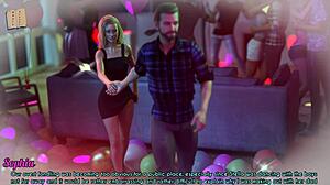 A wife and stepmother unwinding together