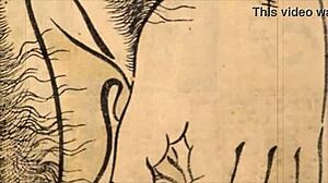 Vintage erotic drawings showcase retro cartoon charm and style