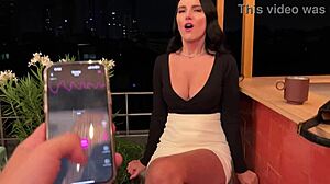 French POV Orgasm Control In Paris Cafe With Epic Public Blowjob.