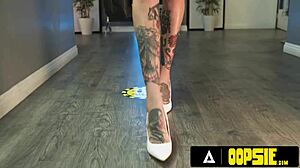 Oopsie! Horny flight attendant Rocky Emerson dominates short Ricky Spanish! 😜