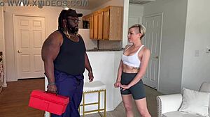 yo, helping the maintenance man cool off... so hot! 🔥