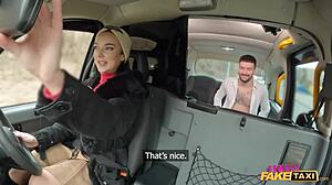 female fake taxi driver lady rides hard cock passionately