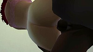 Horny black fucks a cute redhead