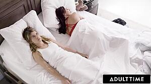 wow, watching teen 18+ aidra fox and kristen scott lick pussies is hot!