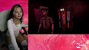 big tiddy chiku chases me in fap nights at frennis part 3