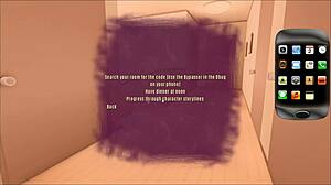 my step mom teases me in bedroom