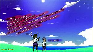 anime girls perform assjob twerking blowjob