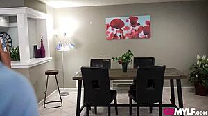 Stepmommy and stepsis invite conor for threesome fun