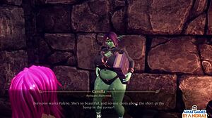 hint of wild fun with amber-mae and cassie in futanari action